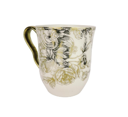 Gelas Mug Cangkir Keramik Hawthorne Ceramic Mug Lumikasa - Gold