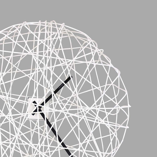 See you at the roundabout Wall Clock White