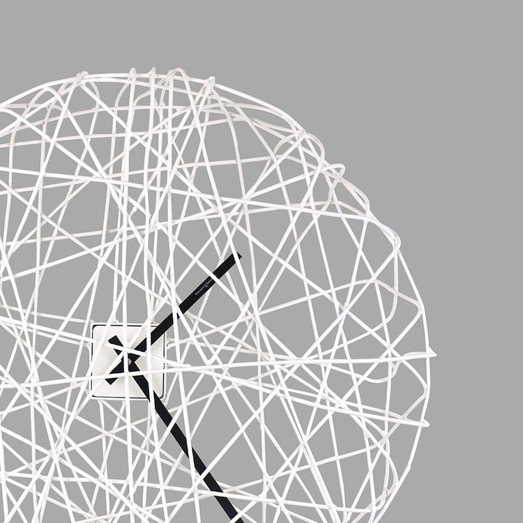 See you at the roundabout Wall Clock White