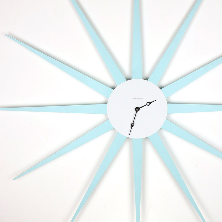 Star Wall Clock Blue