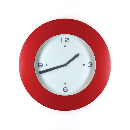 Classic Wall Clock Red