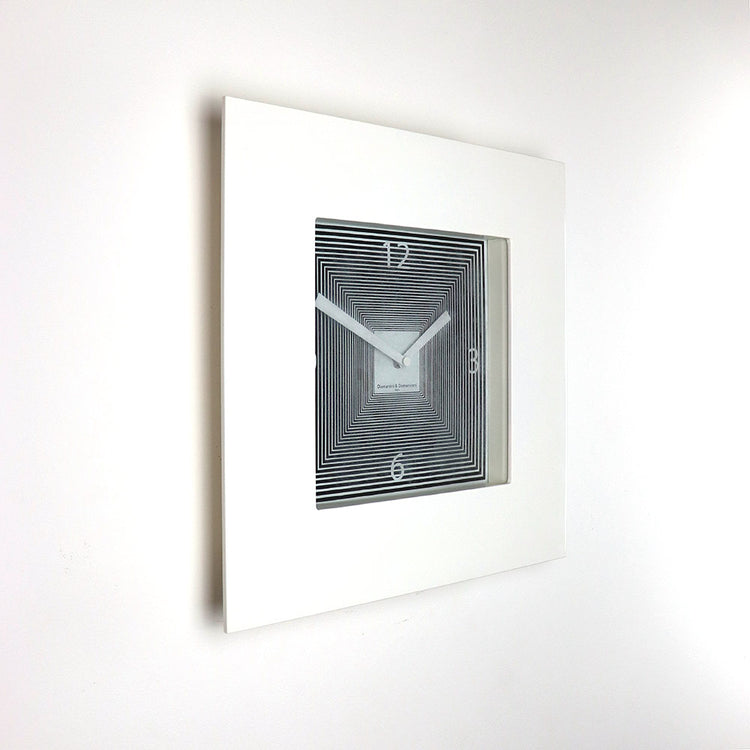Target Clock White