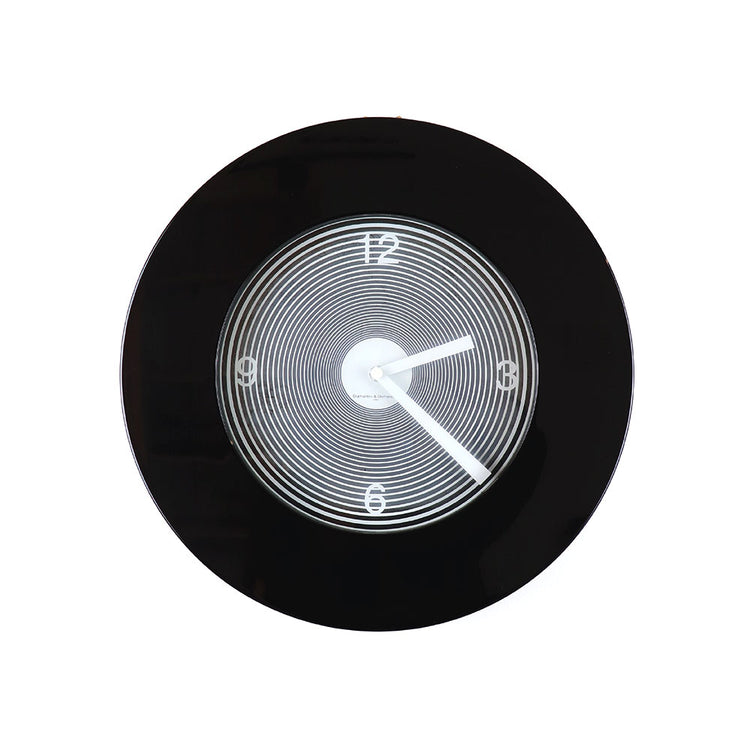 Target Round Wall Clock Black