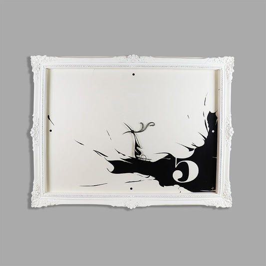 Core Nice Wall Clock White Black