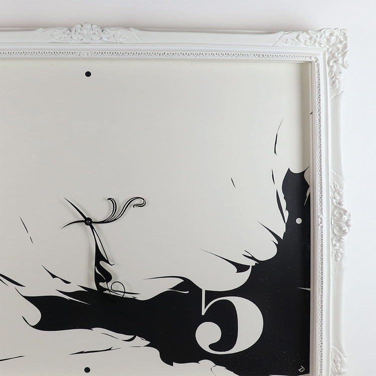 Core Nice Wall Clock White Black