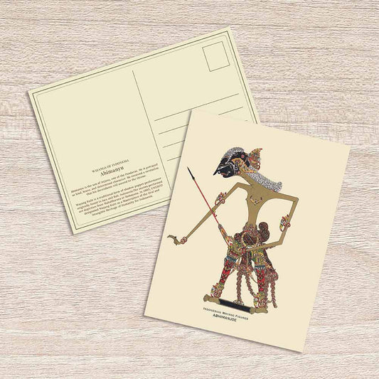 Lumikasa Art Postcard Abimanyu