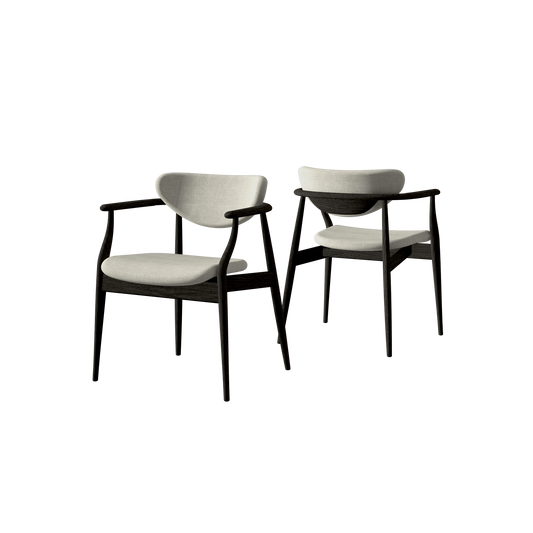 Anoa Dining Chair Coffee Brown - Grey