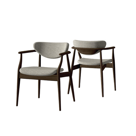 Anoa Dining Chair Smoked Walnut - Pelican