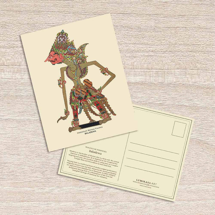 Lumikasa Art Postcard Baladewa