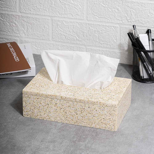 TMAC Balneo Terrazzo Eggshell Cream Tissue Box