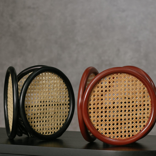 Super Rattan Luna Table Lamp