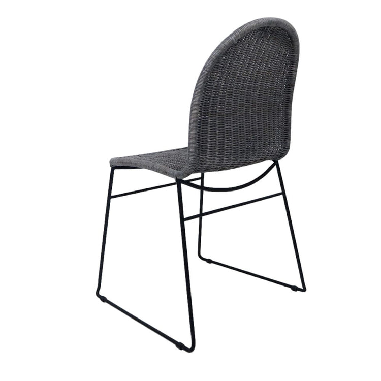 Balagi Otto Dc Dining Chair Dark Grey Stain