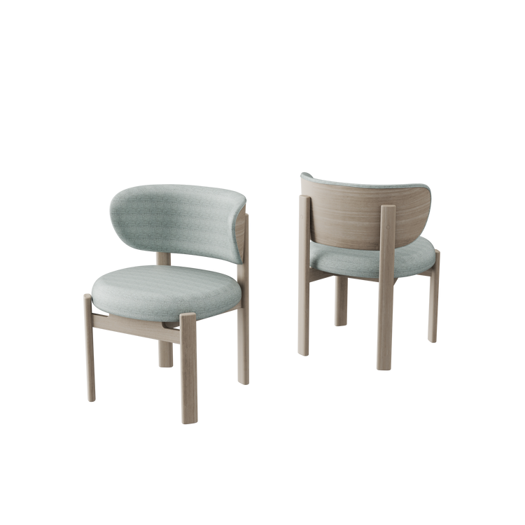 Tedong Dining Chair Breeze Oak - Beige