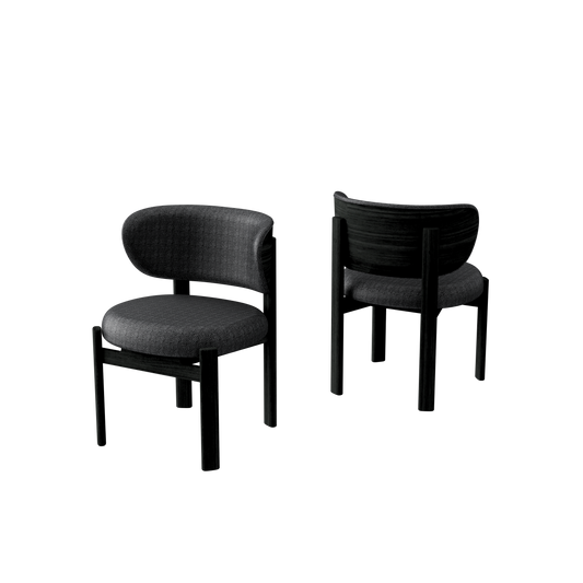 Tedong Dining Chair Black Sucupira - Shadow