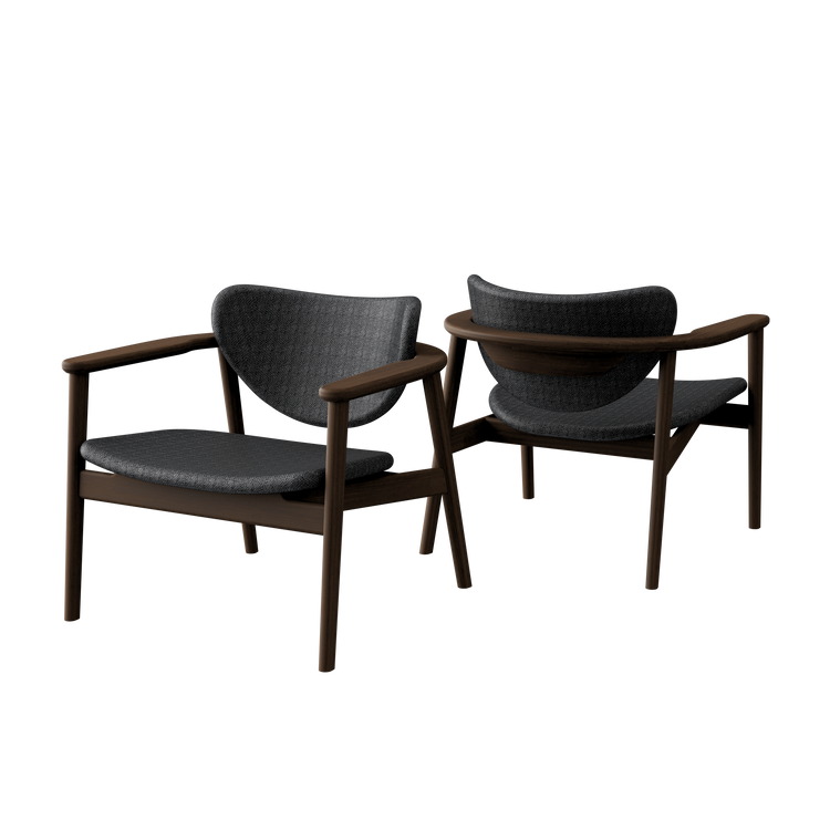 Anoa Lounge Chair Smoked Walnut - Shadow