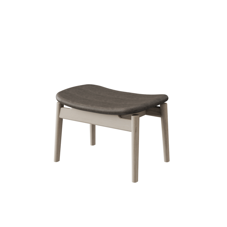 Anoa Ottoman Breeze Oak - Dark Brown