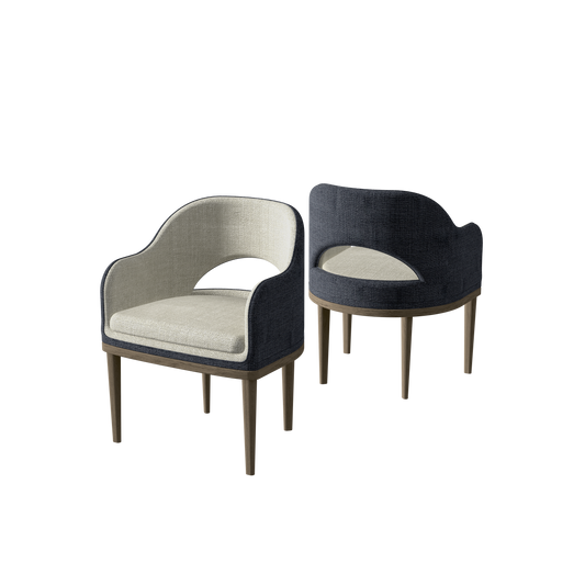 Sura Dining Chair Coffee Brown - Grey Elephant