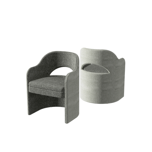 Sura Dining Chair Full Back Gargoyle - Sand