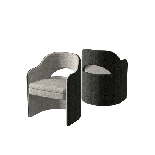 Sura Dining Chair Full Back Starburst - Slate