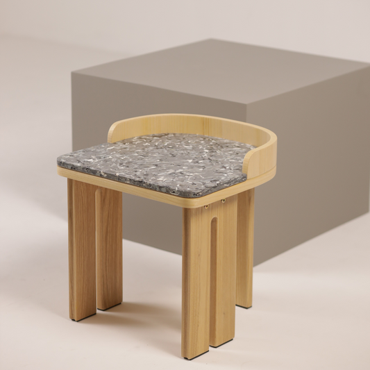 Stoera Tuuli Stool Square Grey