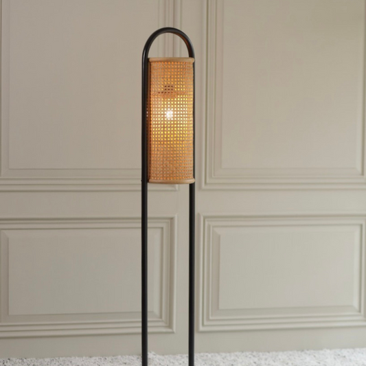 Super Rattan Deco Standing Lamp