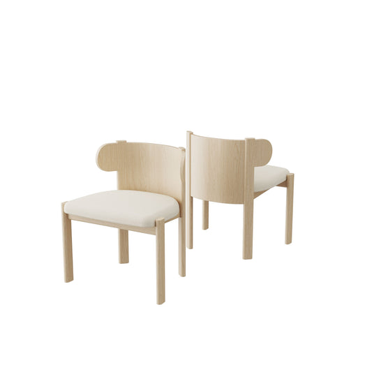 Liman Dining Chair Half Back Natural