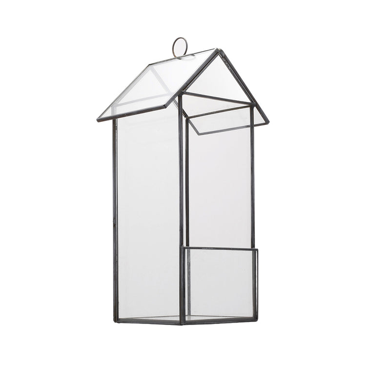 Lumikasa Terrarium Brass Edge Hanging Bird House