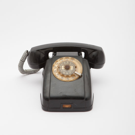 Lumikasa Telepon Meja Antik Hitam