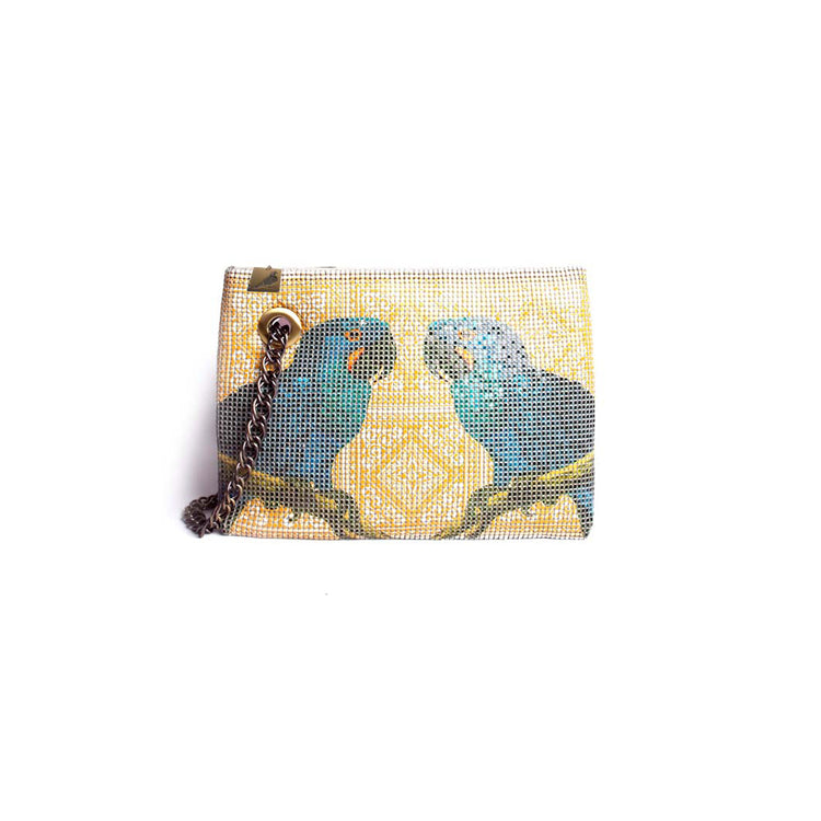 Lumikasa Mesh Purse Orn Perroquet Yolk