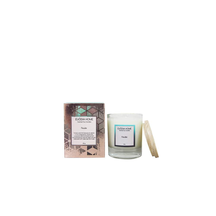 Euodia Home Feuille Travel Soy Scented Candles 60gr