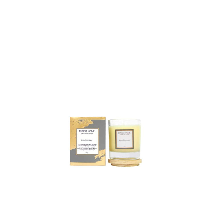 Euodia Home Spice Compote Travel Soy Scented Candles 60gr
