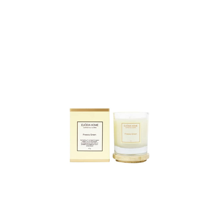 Euodia Home Freesia Green Travel Soy Scented Candles 60gr