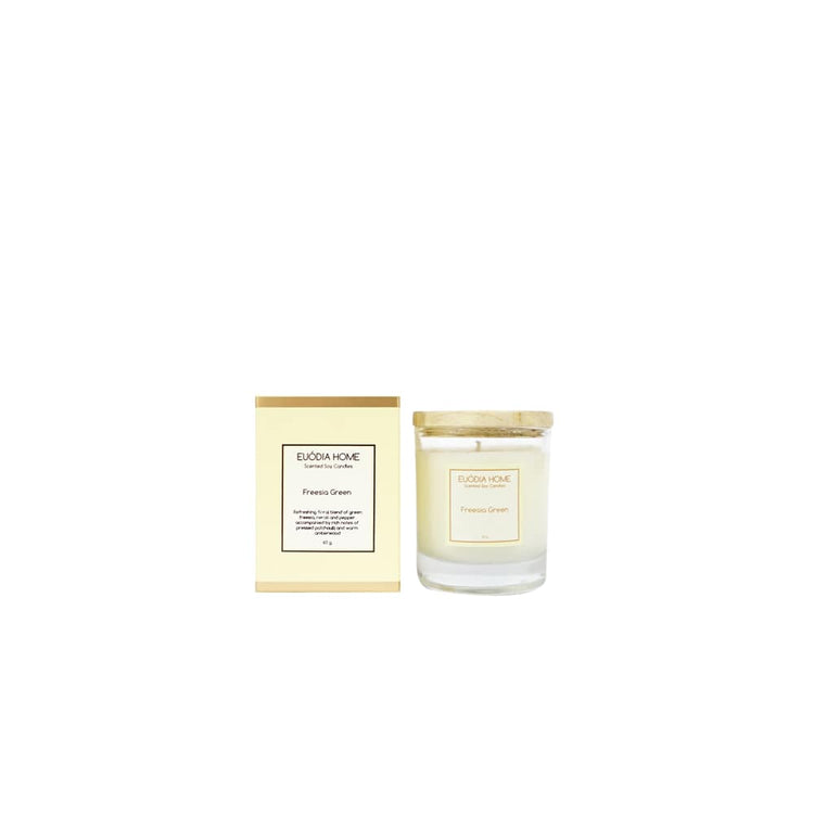 Euodia Home Freesia Green Travel Soy Scented Candles 60gr