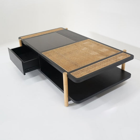 Super Rattan Meja Kopi Yin