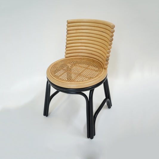 Super Rattan Kursi New Moon Black