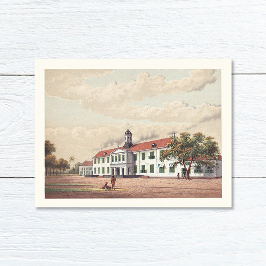 Lumikasa Art Greeting Card City Hall, Batavia