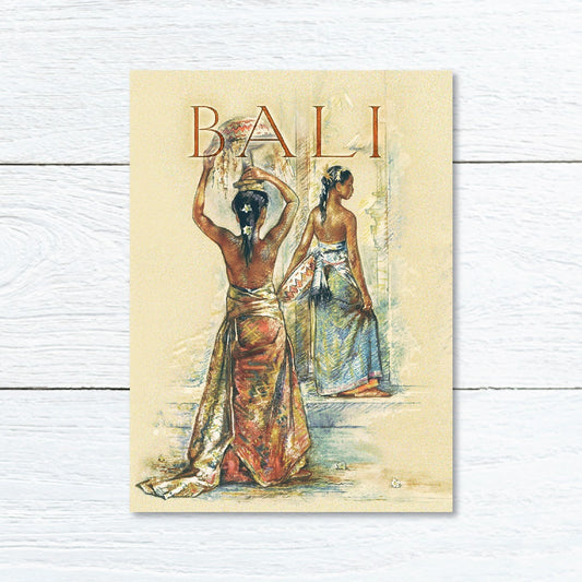 Lumikasa Art Greeting Card Balinese Offerings