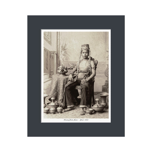 Lumikasa Art Javanese Groom Cardboard Frame