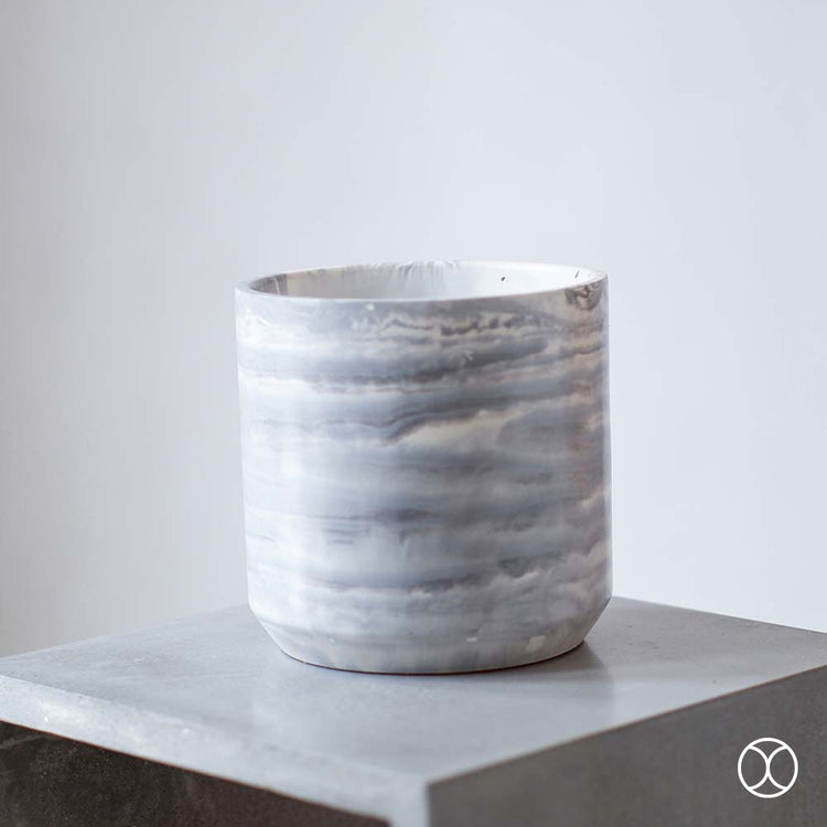 Concreate Cassa Planters Marble