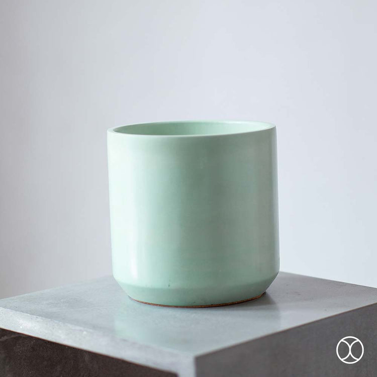 Concreate Cassa Planters Green