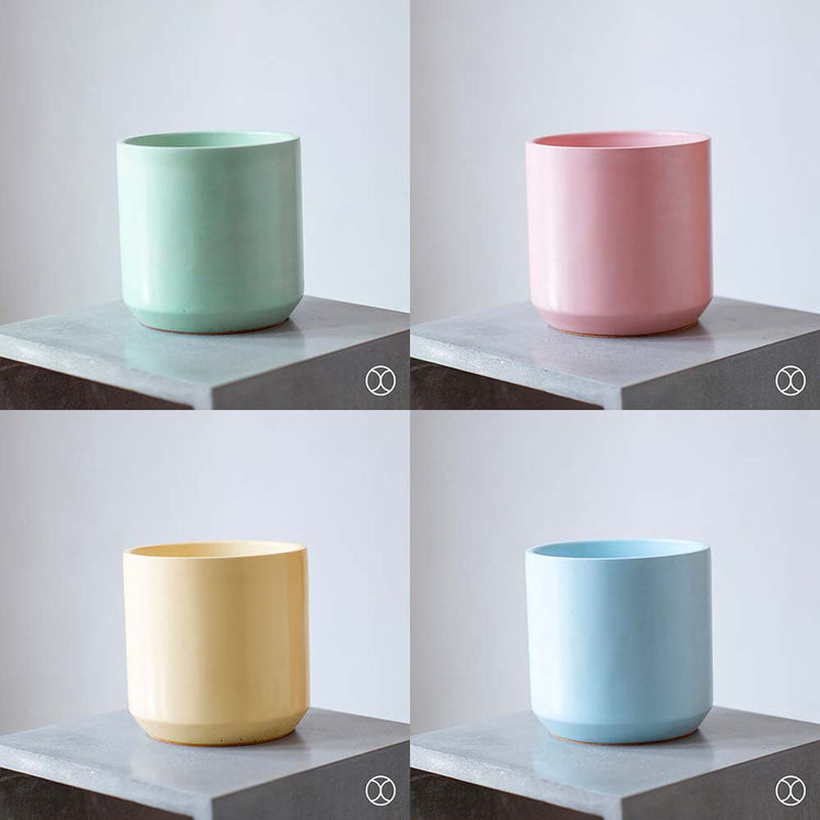 Concreate Cassa Planters Green