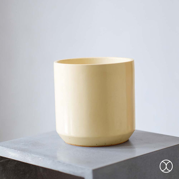 Concreate Cassa Planters Yellow