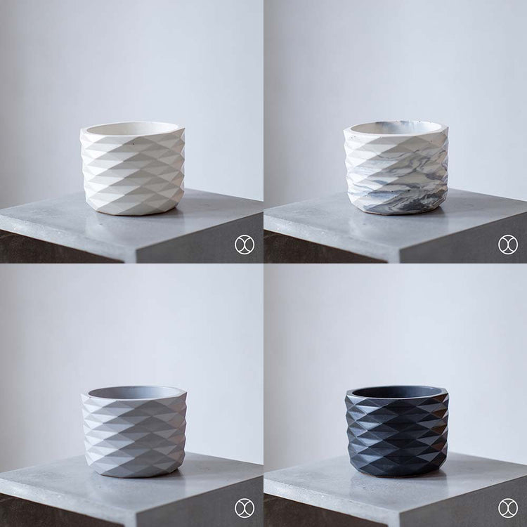 Concreate Acadia Planters Marble