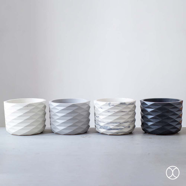 Concreate Acadia Planters Marble