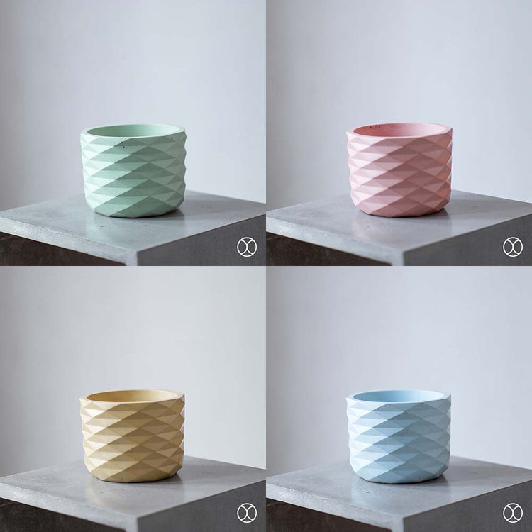 Concreate Acadia Planters Green