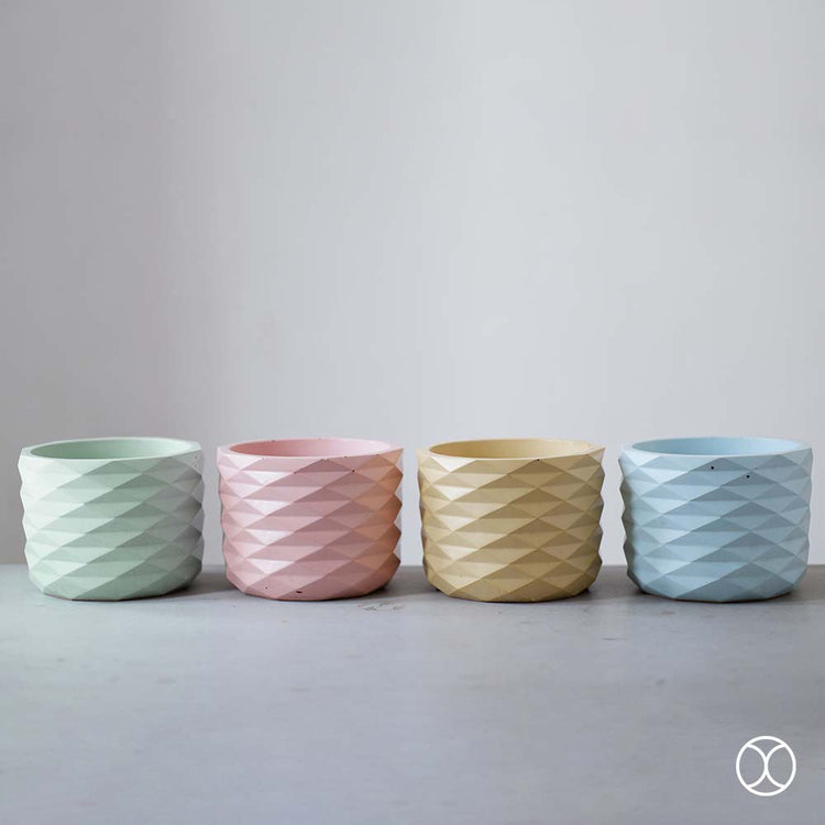 Concreate Acadia Planters Blue