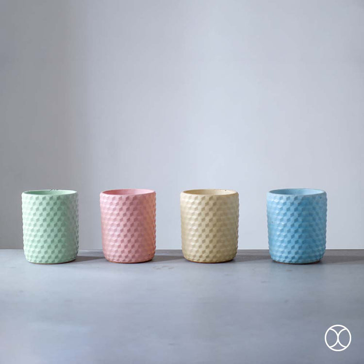 Concreate Samsara Planters Yellow
