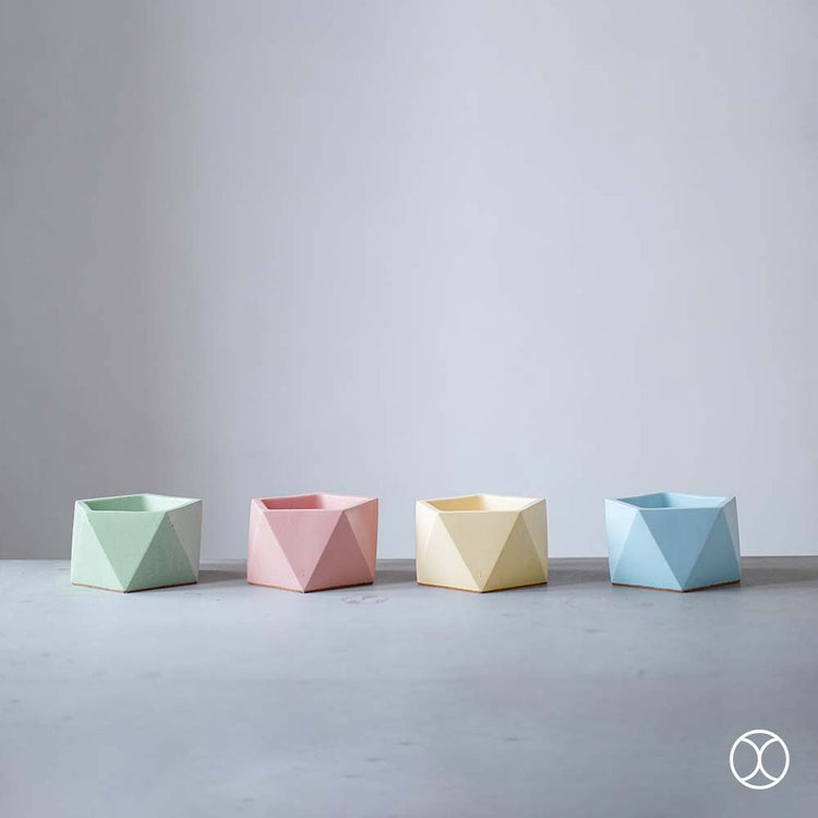 Concreate Hara Planters Yellow