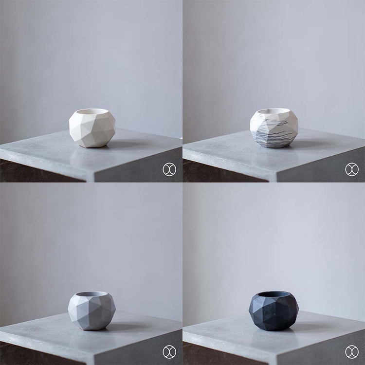 Concreate Reatha Planters Marble