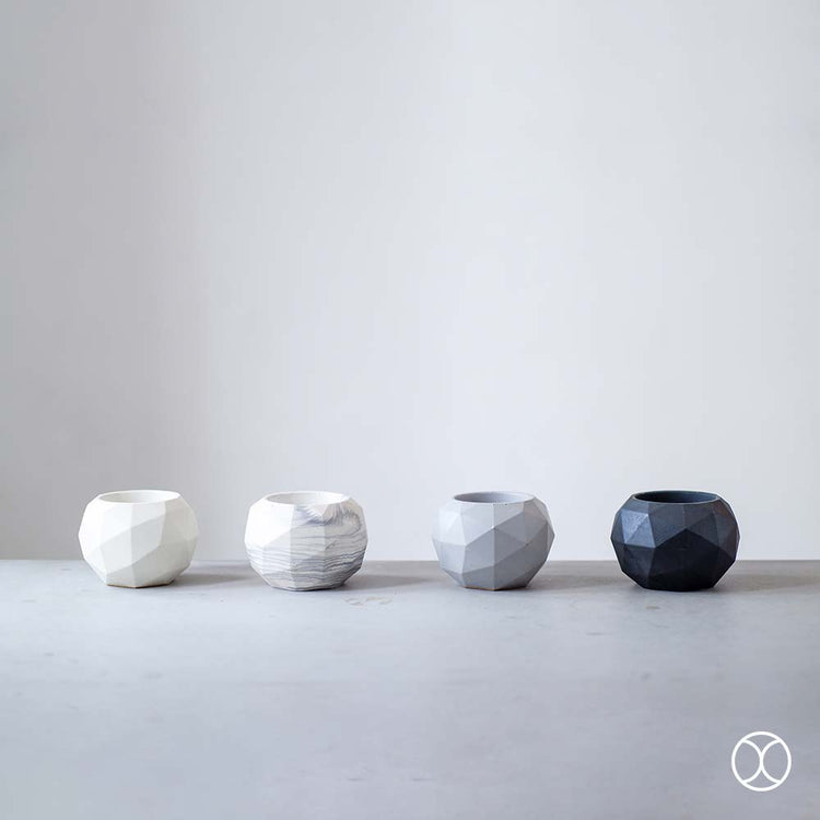 Concreate Reatha Planters Marble